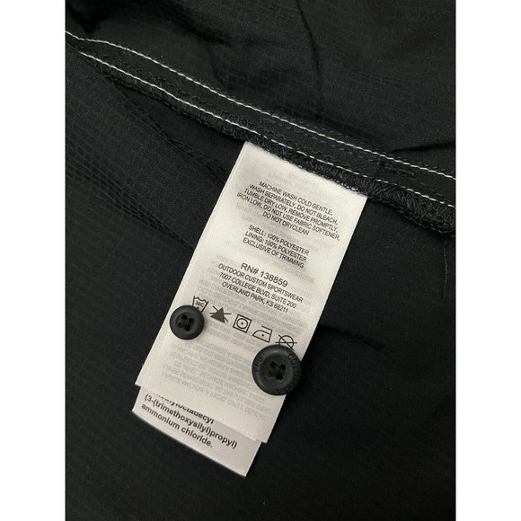 Columbia PFG Shirt Medium Black Button-Down Short Sleeve Vented NC State Logo - Picture 11 of 11